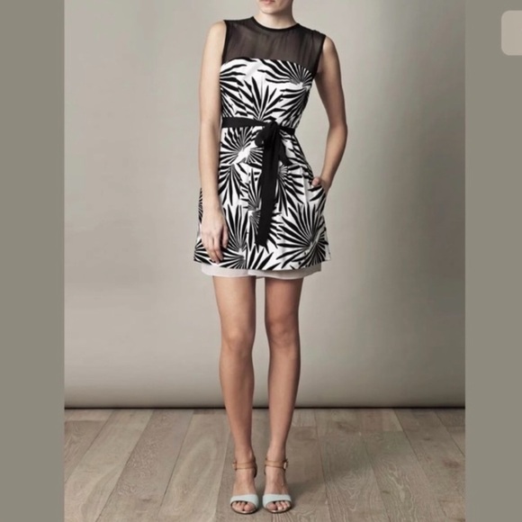 Diane Von Furstenberg Fan Flower YARRA HABOTAI DRESS with Pockets - Picture 1 of 10